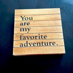 You Are My Favorite Adventure wood wall decor